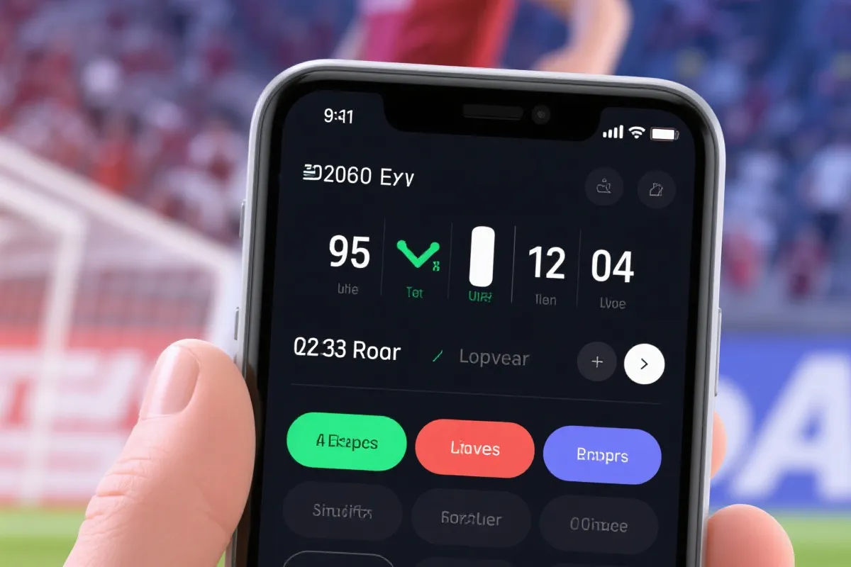 比分与赛况界面示意图